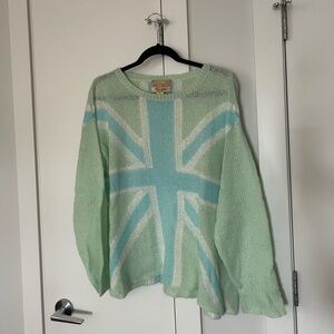 Wildfox white label Union Jack sweater